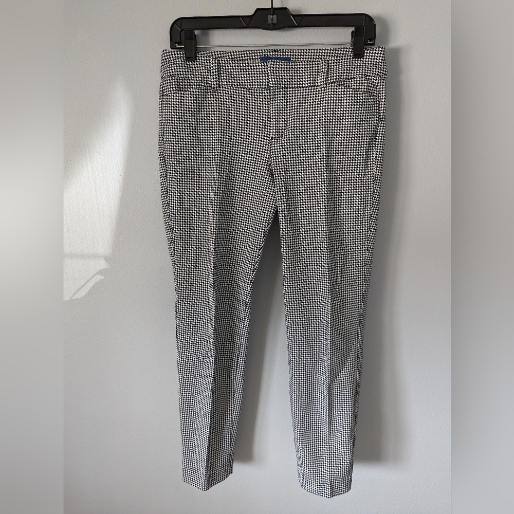 Old Navy Pixie Mid-Rise Houndstooth Slacks Size 6
